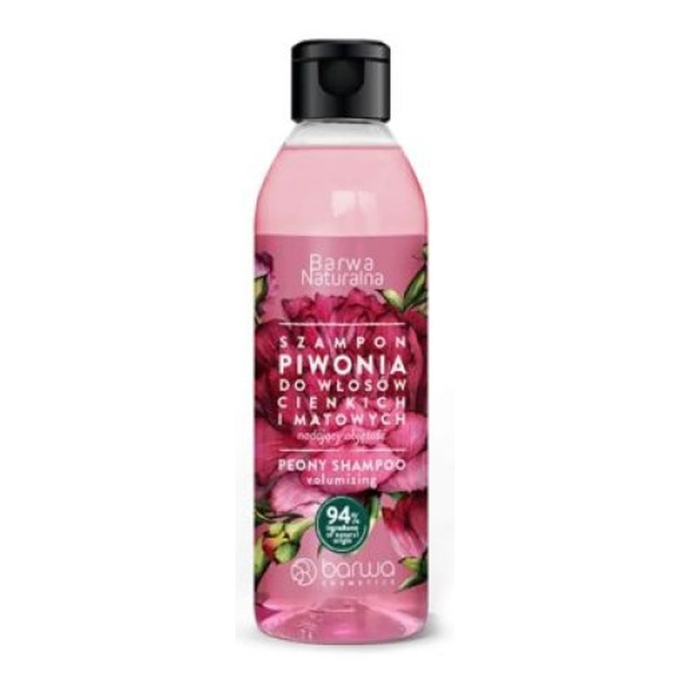 Barwa Natural Peony Volume Increasing Shampoo for Thin and Matte Hair 300ml