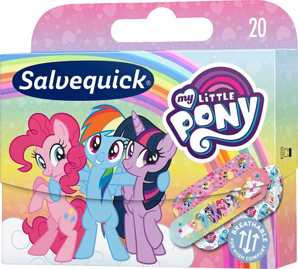 Salvequick My Little Pony Plastry dla Dzieci 20 Sztuk