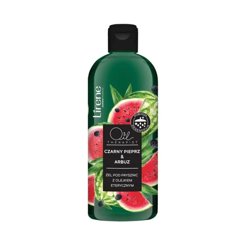 Lirene Oil Therapist Black Pepper & Watermelon Shower Gel with Essential Oil 400ml