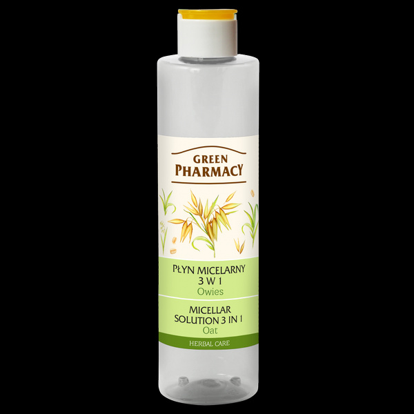 GREEN PHARMACY Płyn micelarny 3w1 Owies oczyszcza, nawilża i tonizuje 250ml