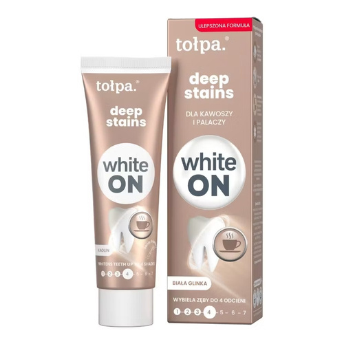Tołpa ON white deep stains pasta do zębów, 75ml