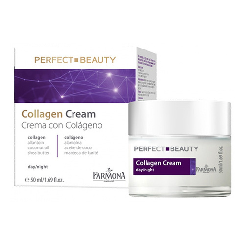 Farmona Perfect Beauty Odmładzający Krem ​​do Twarzy z Kolagenem dla Skóry Dojrzałej na Dzień i na Noc 50ml