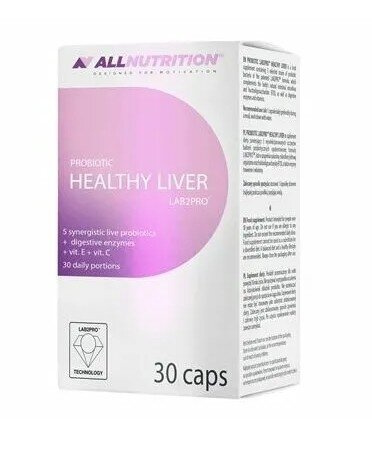 Allnutrition Probiotic Healthy Liver Wspiera Pracę Wątroby 30 Kapsułek