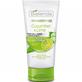 Bielenda Ogórek i Limonka Żel Peeling Serum 3w1 150g