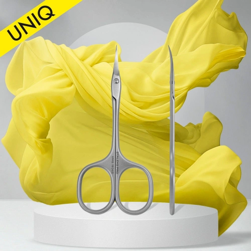 Staleks Pro Uniq Type 4 Ballerina Professional Cuticle Scissors Expert Series For Manicure SQ-10/4