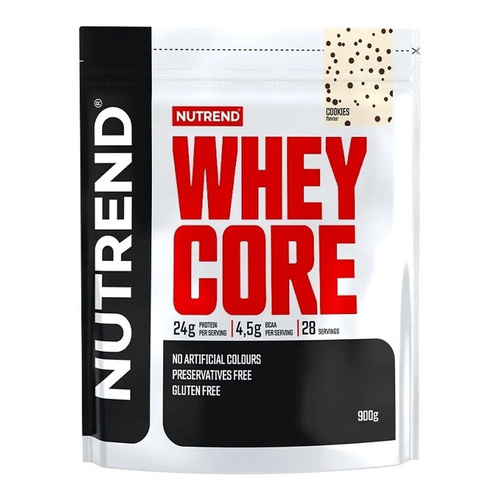 Nutrend Whey Core Whey Protein Cookies Flavour for Muscle Growth and Maintenance 900g