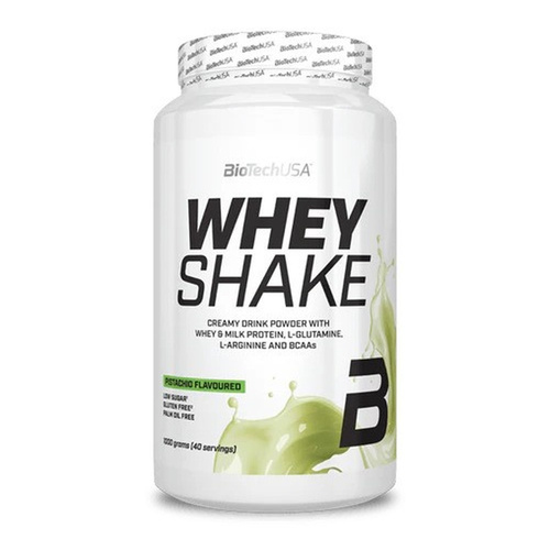 BioTechUSA Whey Shake Odżywka białkowa, Pistacja 1000g