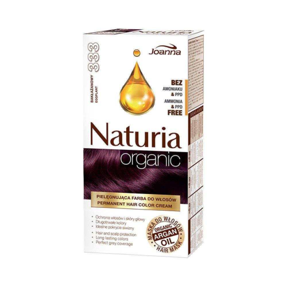 Joanna Naturia Organic Farba No 333 Bakłażan 1 Sztuka
