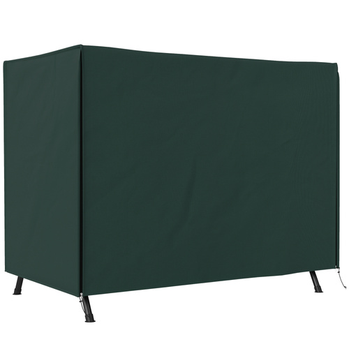 Outsunny 205 x 124cm Three-Seater Swing Chair Protective Cover Deep Green