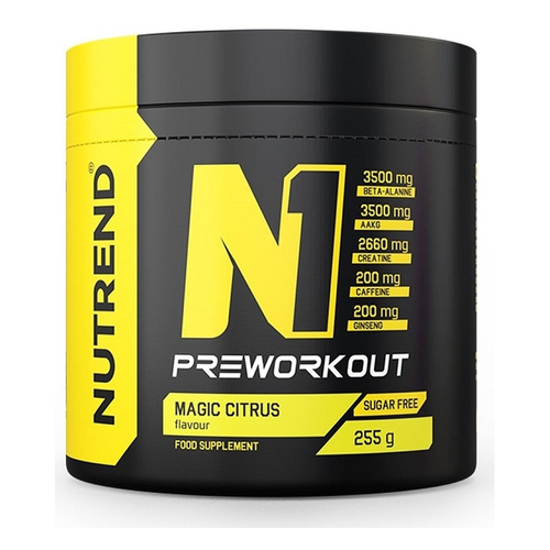 Nutrend N1 Pre-Workout Magic Citrus For Physical Activity 255g