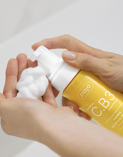 Ziaja Vitamin C.B3 Niacinamide Pianka do Mycia Twarzy 150ml
