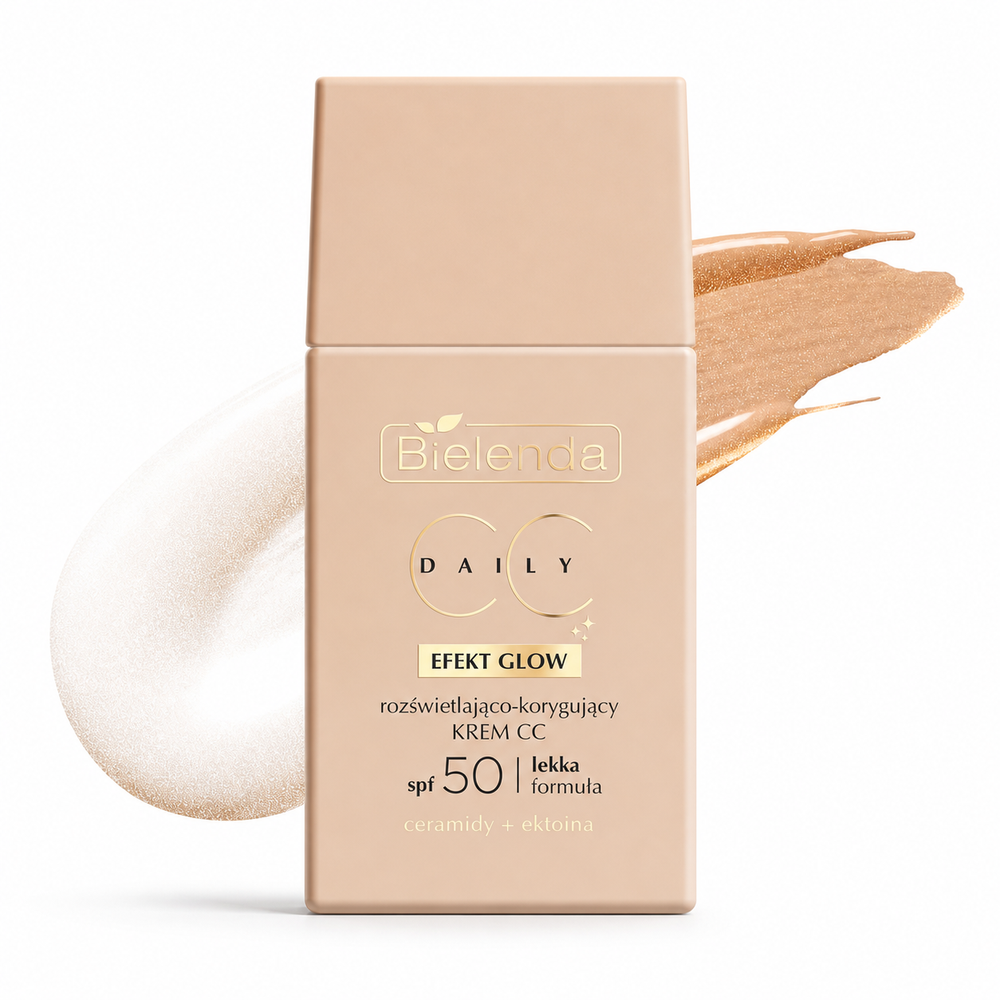 Bielenda Daily CC SPF 50 Moisturising Correcting CC Cream with Glow Effect 40ml