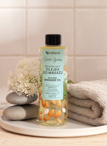 Vis Plantis Secret Garden Relaksujący Olejek do Masażu dla każdego Rodzaju Skóry 200ml
