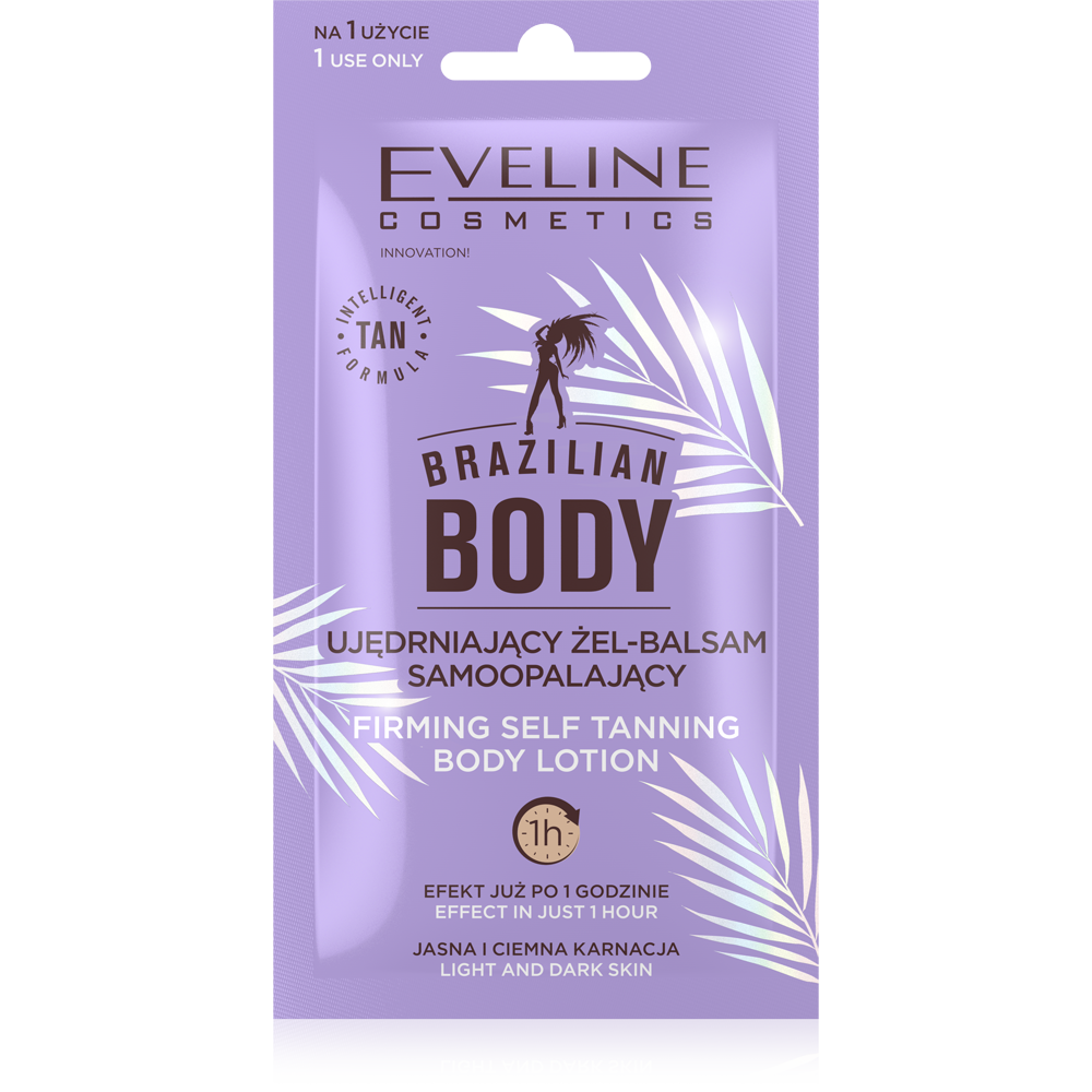 Eveline Brazilian Body Firming Gel-Balm Self-Tanning 12ml Best Before 11.05.25