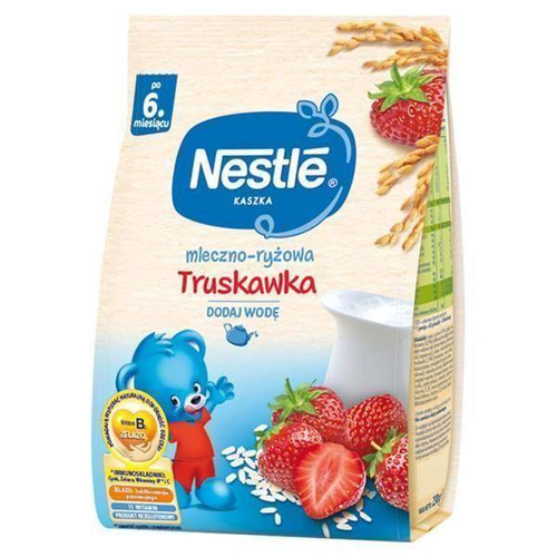 Nestle Milky Strawberry Flavored Rice Porridge for Babies after 6th Month 230g Best Before 30.04.26