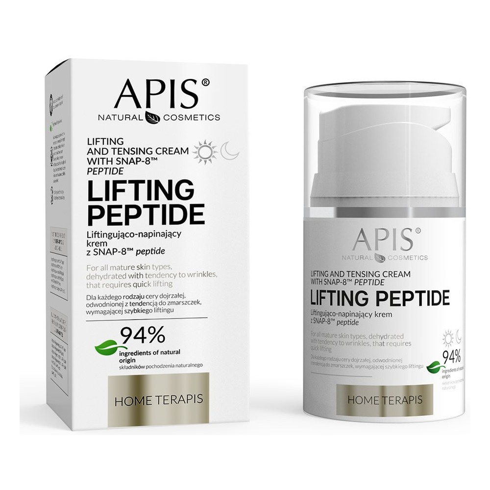 Apis Home Ter Apis Lifting Peptide Liftingujaco-Napinajacy Krem z SNAP- 8 Peptide dla Skóry Dojrzałej i Odwodnionej 50ml