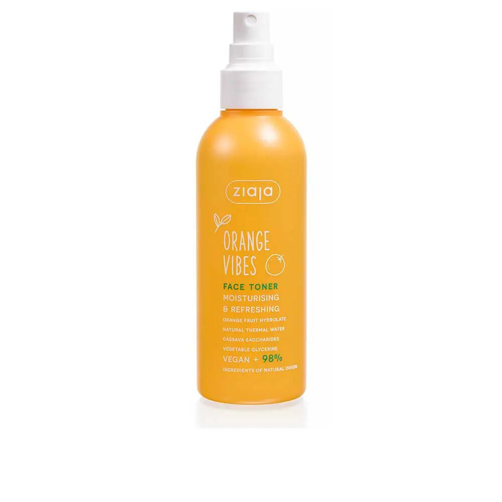 Ziaja Orange Vibes Nawilżająco-Odświeżający Tonik do Twarzy 190ml Best Before 28.02.26