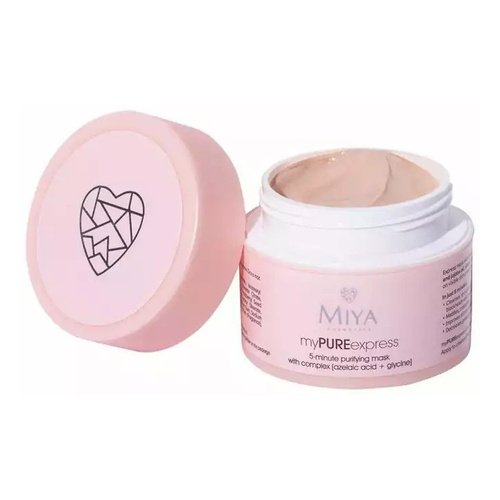 Miya myPUREexpress 5-minutowa Maska Oczyszczająca z Kwasem Azelainowym 50g