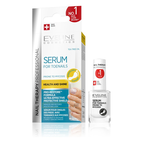 Eveline Nail Therapy Problematic Toe Nails Treatment Nourishes and Protects 12ml