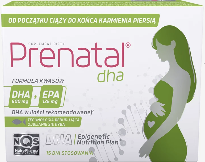 Prenatal DHA Formuła Kwasów Omega dla Kobiet w Ciąży 30 Kapsułek