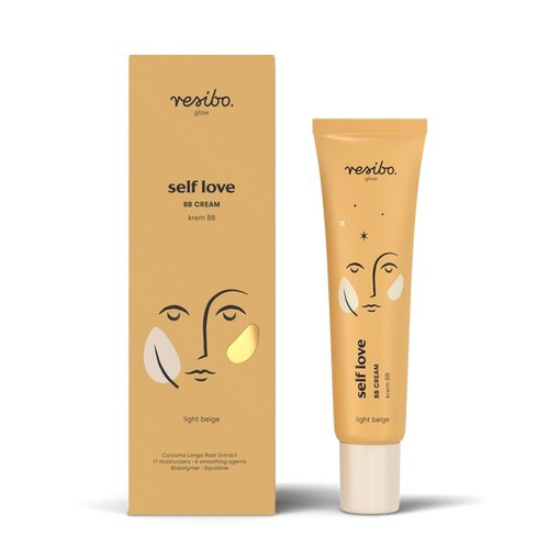 Resibo Glow Self Love Krem BB SPF6 Light Beige dla Każdego Rodzaju Skóry 25ml