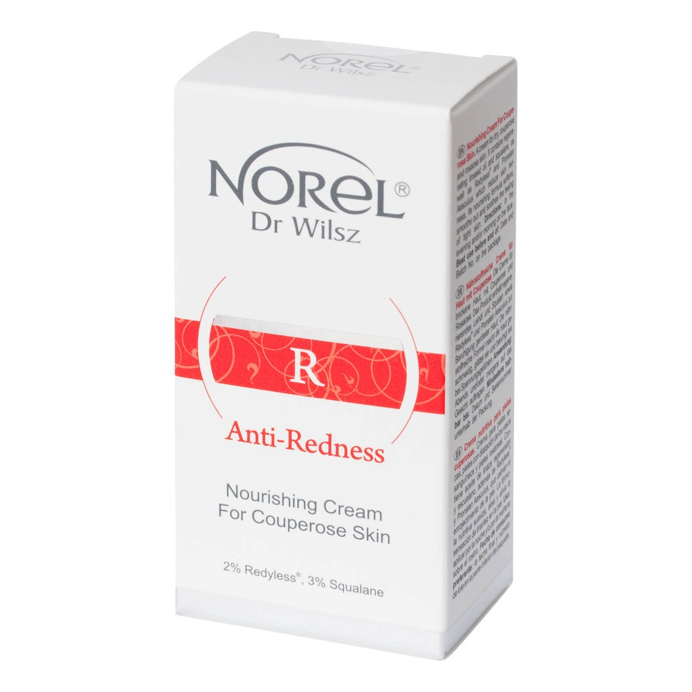 Norel Anti Redness Odżywczy Krem do Cery Naczynkowej 15ml