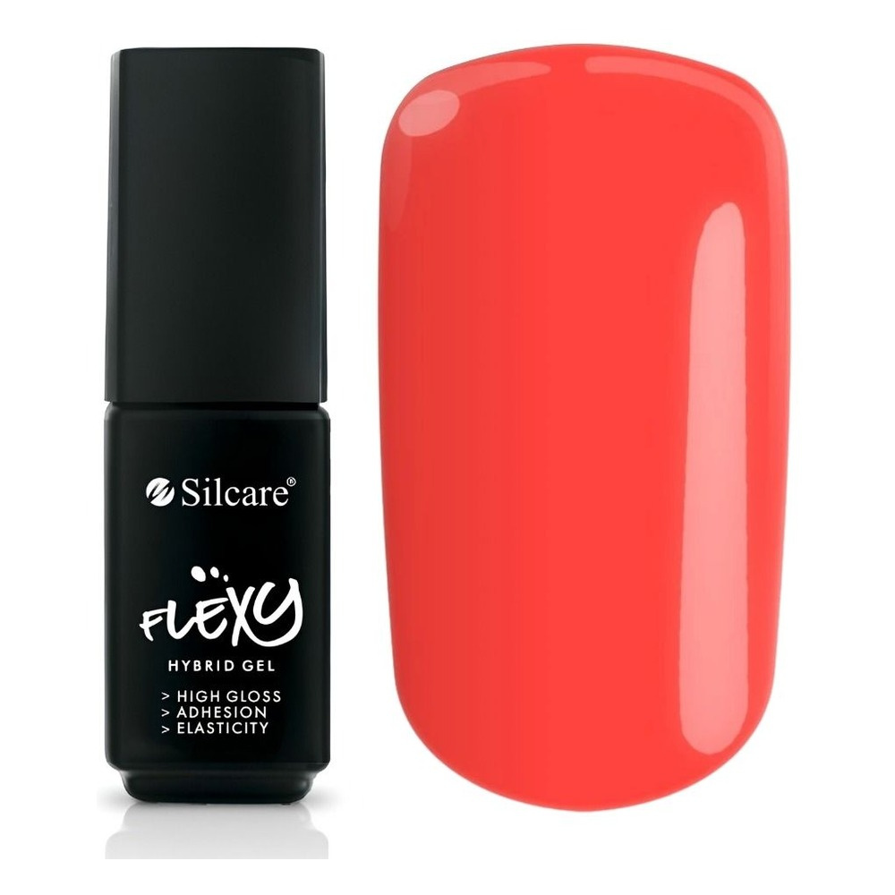 Silcare Flexy UV/LED Hybrid Nail Polish 05 Coral Energy 4.5g