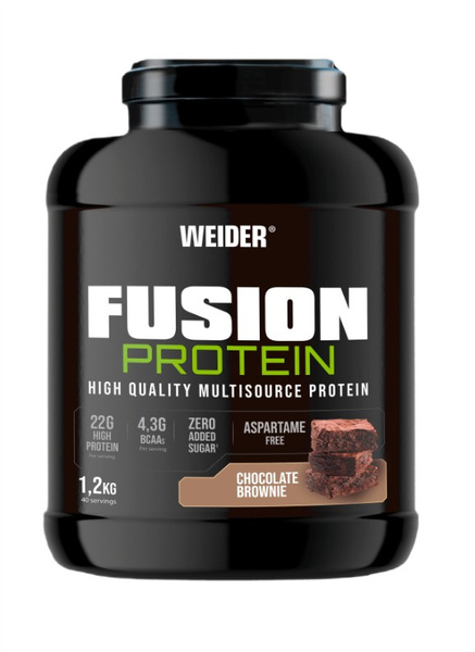 Weider Fusion Protein, Chocolate Brownie - 1200g