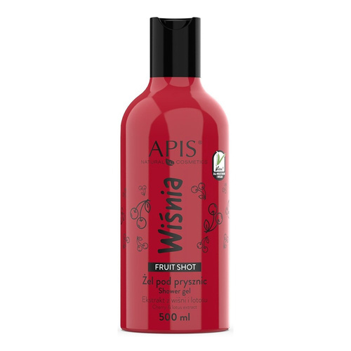 Apis Fruit Shot Shower Gel with Cherry Extract for All Skin Types 500ml