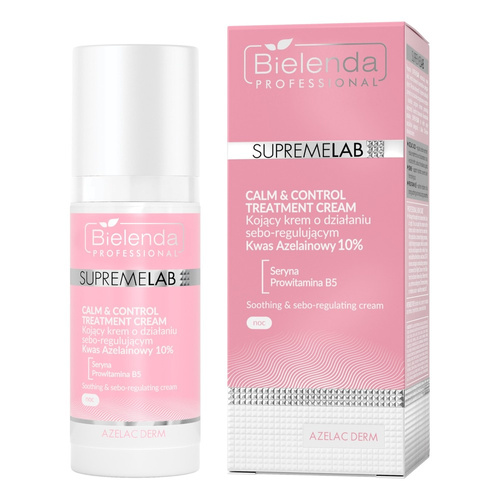 Bielenda Professional Supremelab Azelac Derm Soothing Cream with Sebum-Regulating Properties 50ml