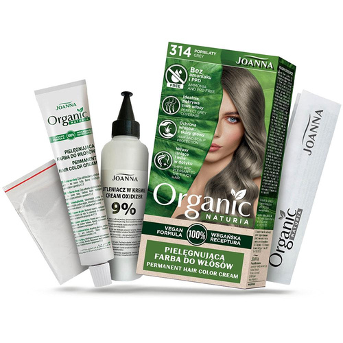 Joanna Organic Vegan Farba Nr 314 Popielaty 1 Sztuka