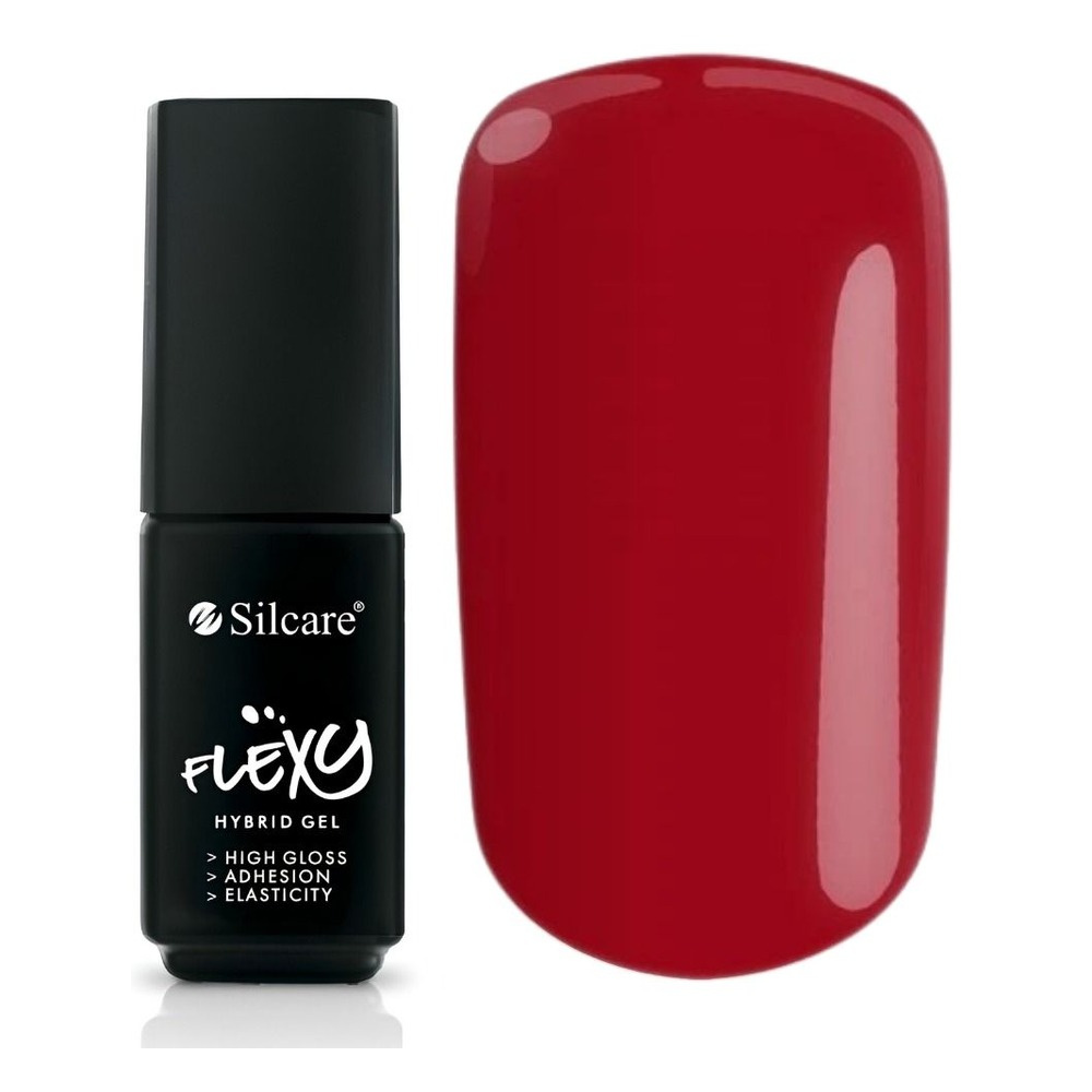 Silcare Flexy UV/LED Hybrid Nail Polish 30 Burgundy Elegance 4.5g