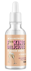 AllNutrition Fitking Delicious Flavour Drops Proseccini Aromatyczne Krople bez Cukru Wino Musujące 50ml