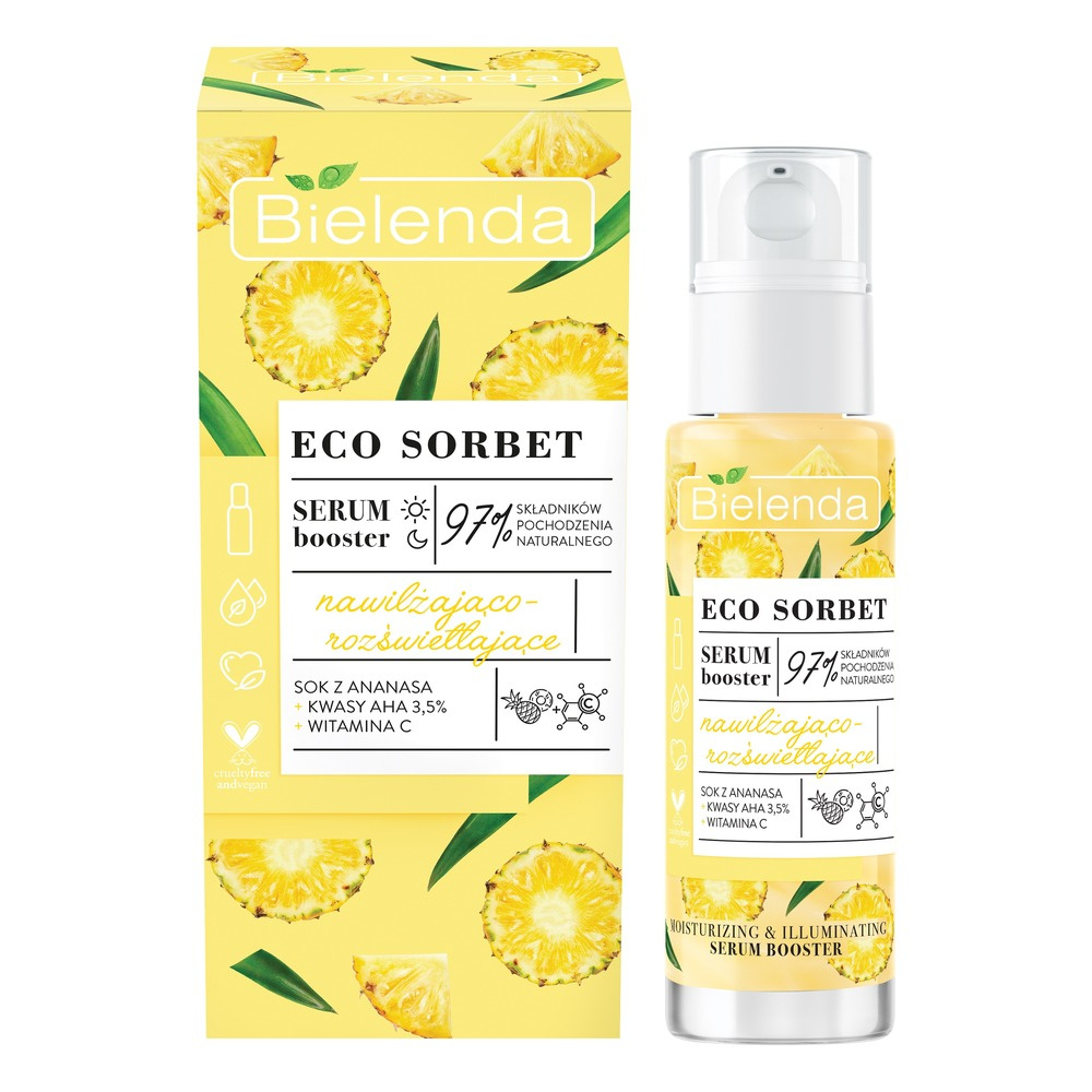 BIELENDA ECO Sorbet Pineapple Boster Serum Moisturizing And Brightening 30 Ml