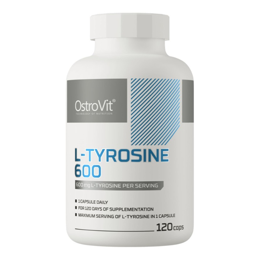 OstroVit L-Tyrosine L-tyrozyna 600mg 120 kapsułek