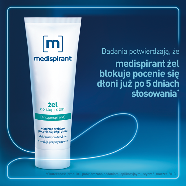 Medispirant Antyperspirant Żel do Stóp i Dłoni 50ml