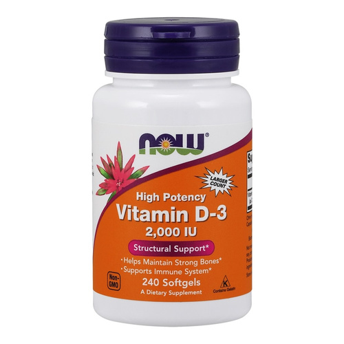 Now Foods Vitamin D-3 2000 IU 240 Softgels