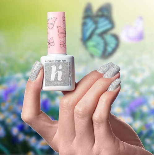 HI HYBRID Butterflies Lakier Hybrydowy Butterfly Effect #348 , 5ml