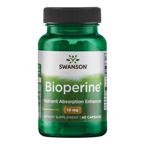 Swanson Bioperine 10mg Supports Metabolism 60 Capsules