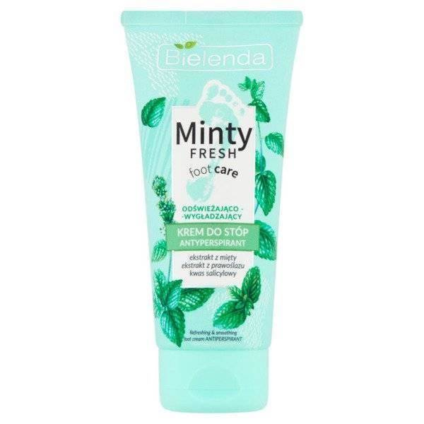 Bielenda Minty Fresh Foot Care Antiperspirant Cream Refreshing & Smoothing 100ml