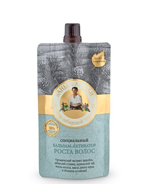 GRANDMA AGAFIA Hair growth activator balm, accelerating growth, 100ml 1985