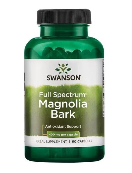 Swanson Full Spectrum Magnolia Bark 400mg 60 Kapsułek