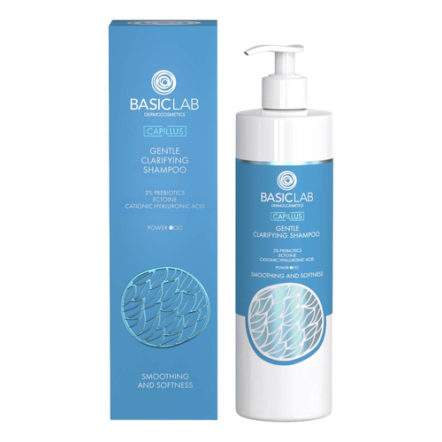 BasicLab Dermocosmetics Capillus Łagodny Szampon Oczyszczający 300ml