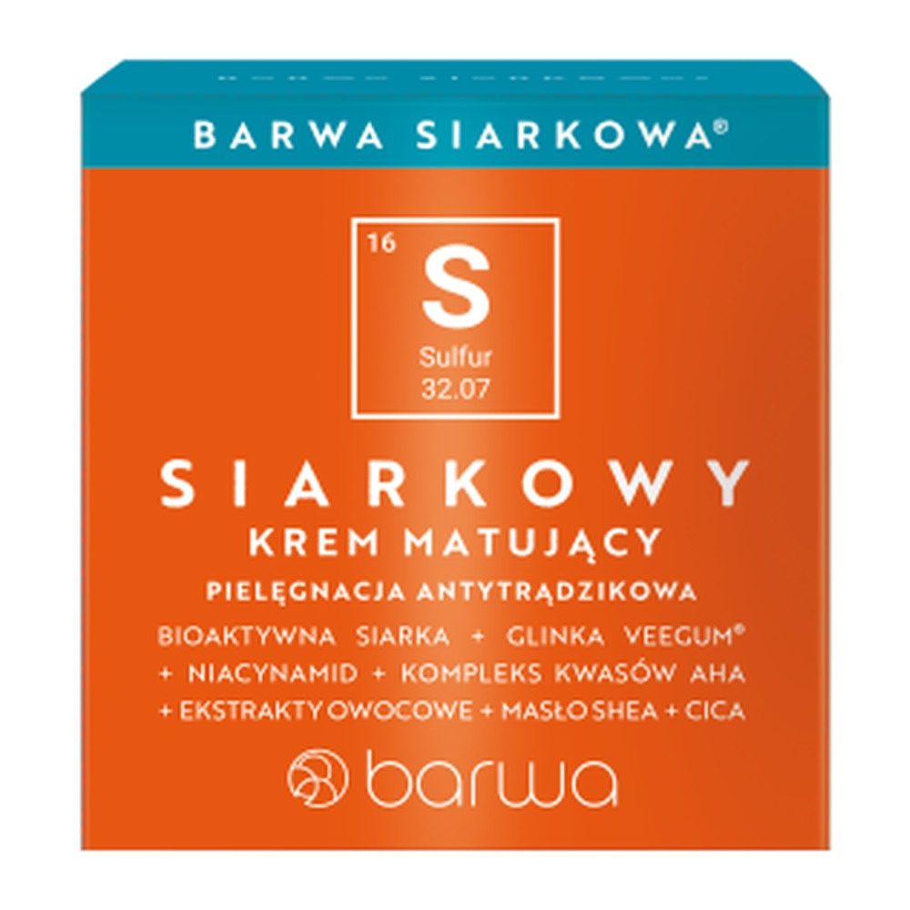 Barwa Sulfur Anti-Acne Sulfur Mattifying Cream 50ml ​
