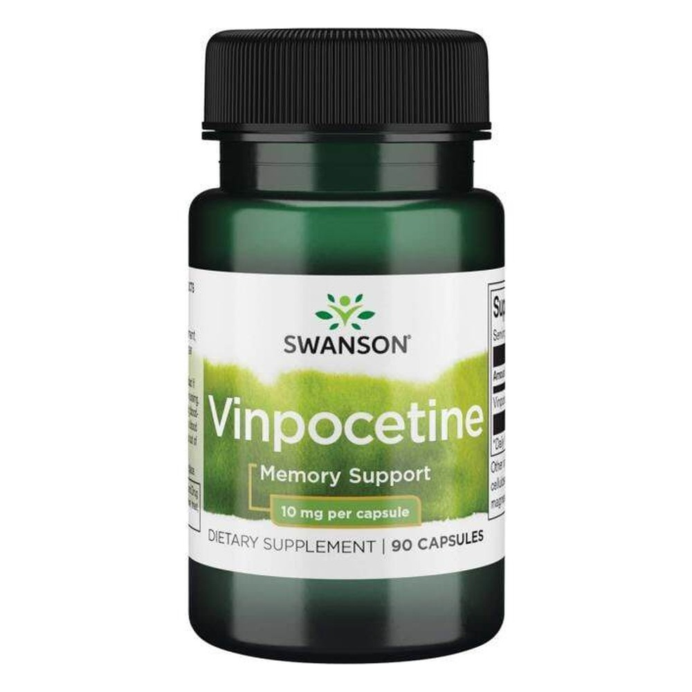 Swanson Vinpocetine 10mg Pamięć i Koncentracja 90 Kapsułek
