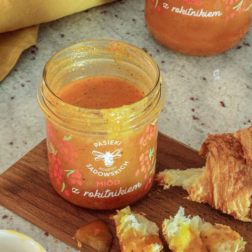 Pasieki Sadowskich Miód z Rokitnikiem 430g