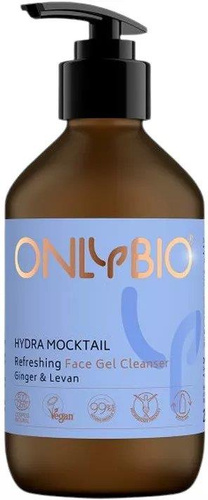 OnlyBip Hydra Mocktail Odświeżajacy Żel do Mycia Twarzy z Imbirem i Lewanem dla Skóry Odwodnionej 250ml