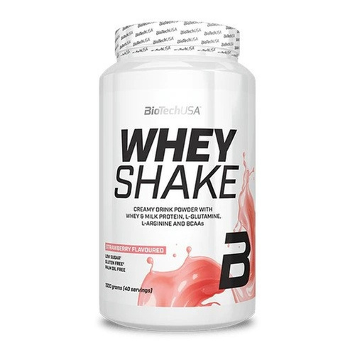 BioTechUSA Whey Shake, Strawberry 1000g