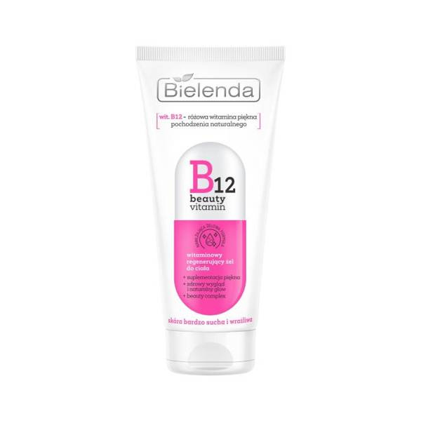Bielenda B12 Beauty Vitamin Regenerating Body Gel for Very Dry and Sensitive Skin 200ml Best Before 30.04.26