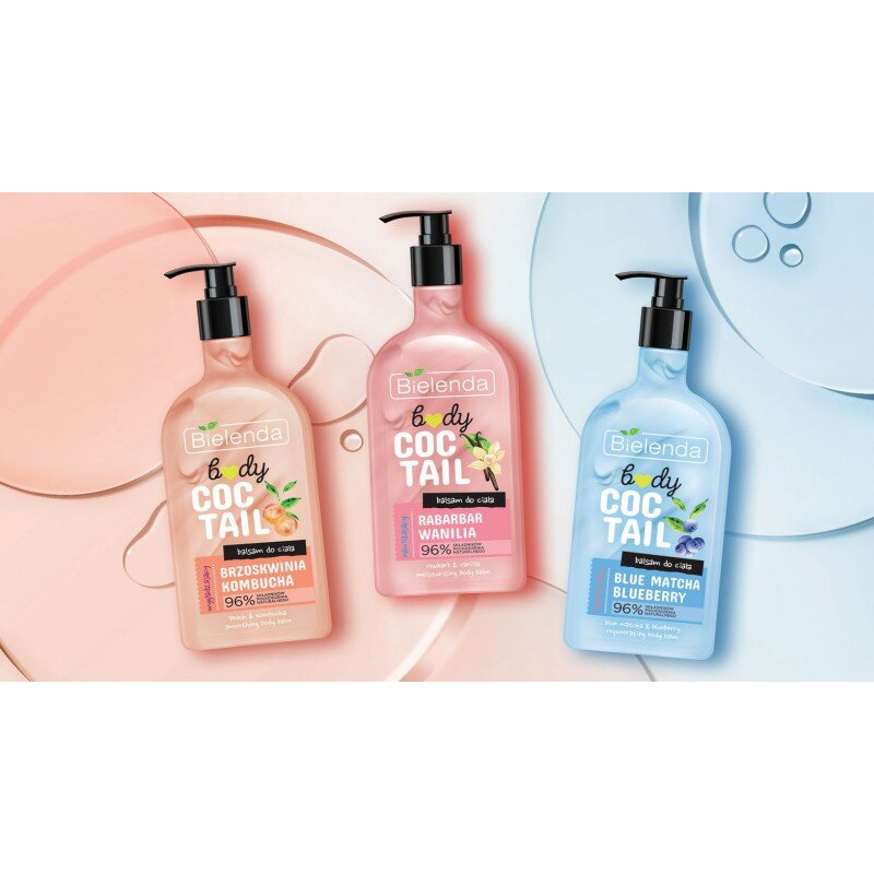 Bielenda Body Coctail Nawilżający Balsam do Ciała Rabarbar & Wanilia 400ml